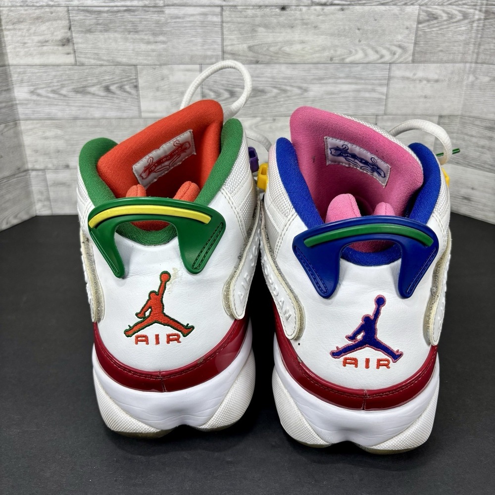 Nike Air Jordan 6 Rings CW7003-100 MultiColor Sneakers Size 13 2019 - Picture 5 of 16